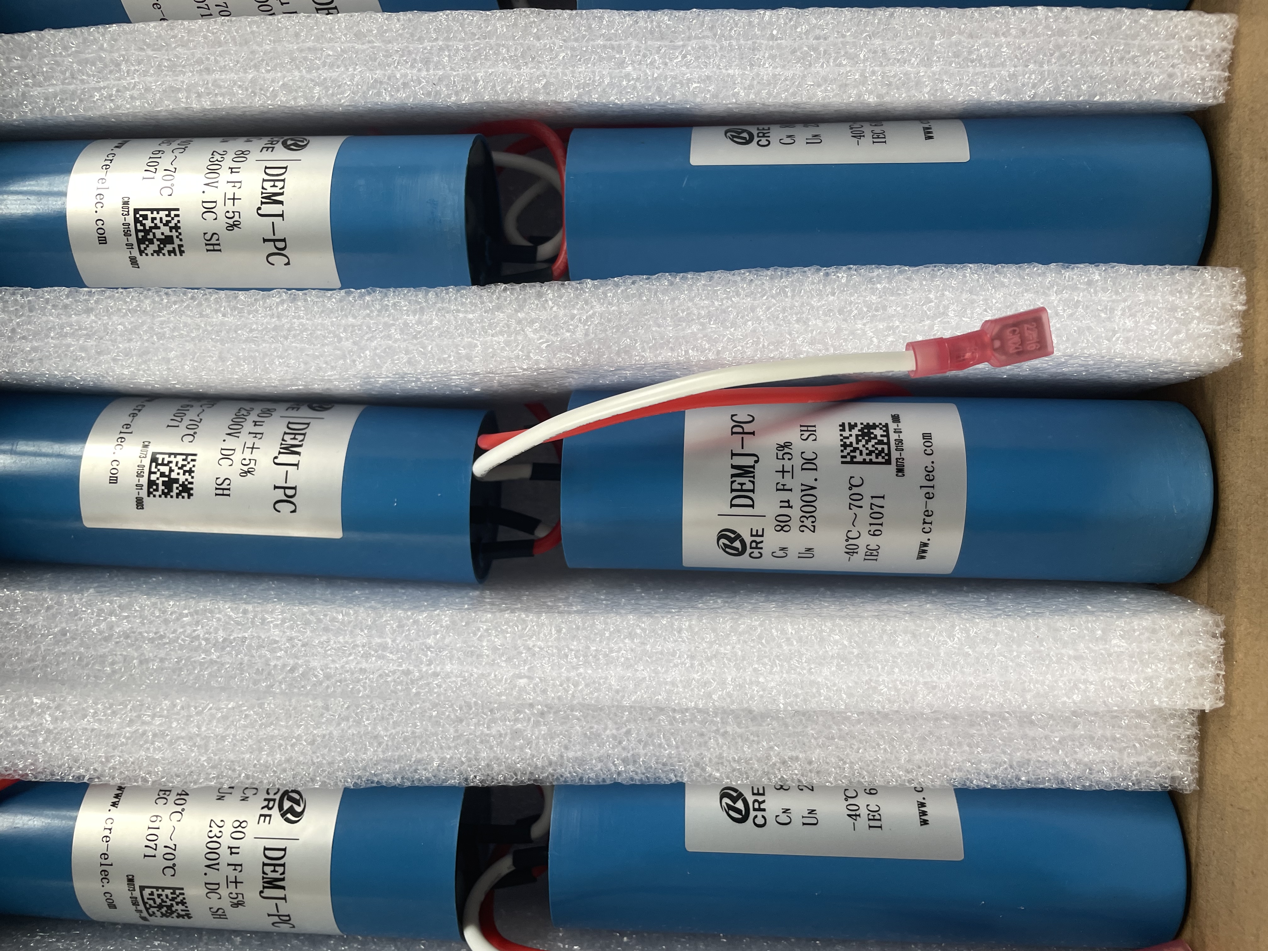 Factory Free sample Film Capacitor For Abb Inverter - AED capacitors 2300VDC  – CRE