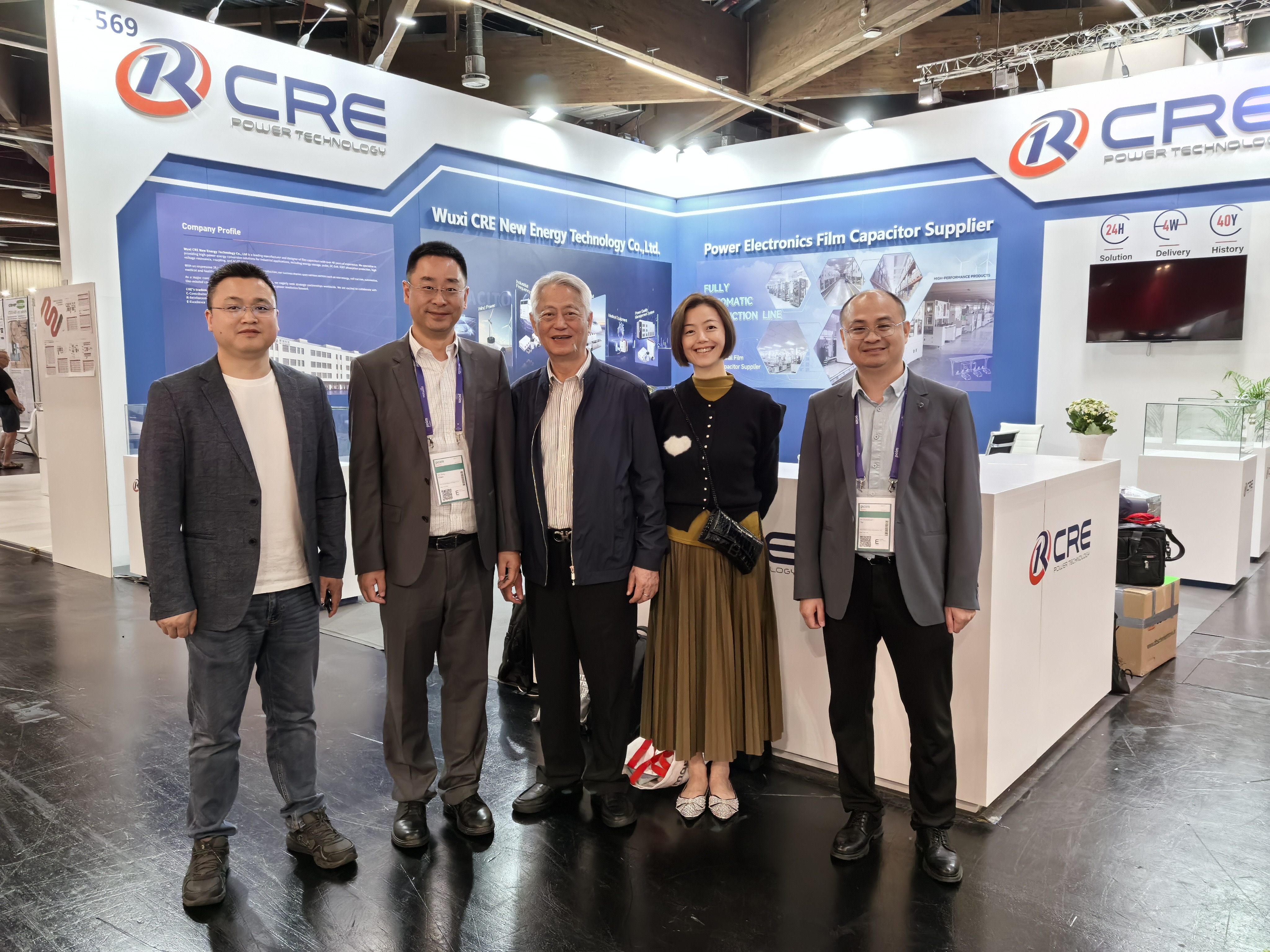 CRE attended the PCIM exhibition in Nuremberg Germany
