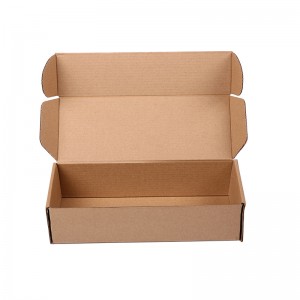Hot-selling Custom Logo Kraft Paper Corrugated Carton Shipping Packaging Eco-Friendly Paper Rigid Makeup Aircraft Box