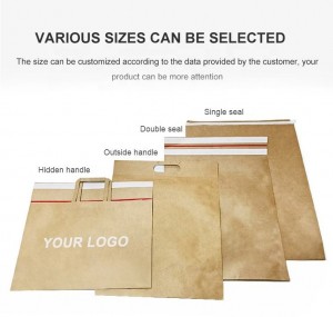 Wholesale Eco-friendly Kraft Paper Bag Ziplock Bag Accept To Custom