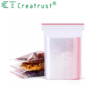 China Manufacturer for China Suppliers Pet/PE Snack Packaging Food Grade Packaging Custom Bags with Logo Cookie Zip Lock Bag Plastic Bread Bag