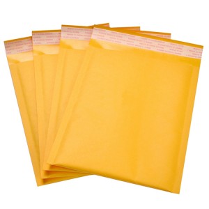 2019 Good Quality Wholesale Price Custom Padded Envelopes Kraft Bubble Bags Yellow Paper Wrap Bubble Lining Mailers