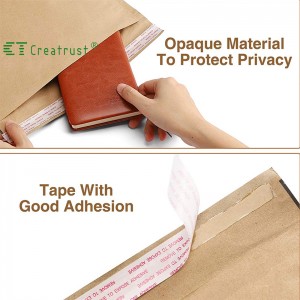 ODM Manufacturer Shipping Honeycomb Paper Mailer Packaging Kraft Padded Envelope Bubble Cushion Bag