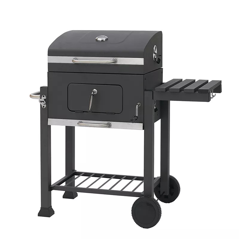 China Wholesale Grill Cooktop Charcoal Suppliers - Heavy duty charcoal BBQ grill with trolley – Craft