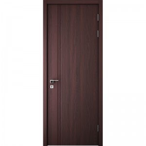 Trending Products Single Panel Shaker Door - Black Walnut Wooden Composite Interior Door – CREATIVO