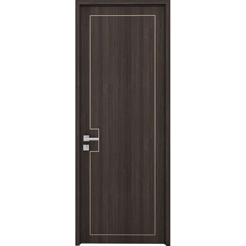 Interior wooden composite door with bottom automatic sealer Q-08