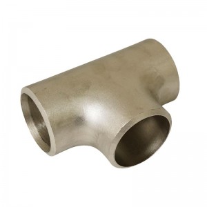 SS304 316 Pipe Fitting-Butt Welding Stainless Steel Straight Tee