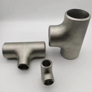 SS304 316 Pipe Fitting Butt Welding Stainless Steel Reducing Outlet Tee