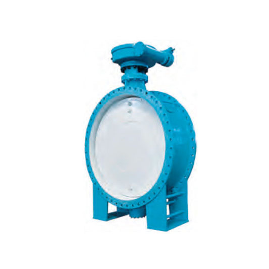Double eccentric flange butterfly valve 