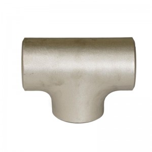 Carbon Seamless Stainless Steel Pipe Fittings Reducer  Tee Butt Welding Tee