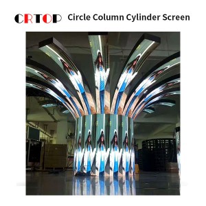 cylindrical screen LED full color special-shaped screen