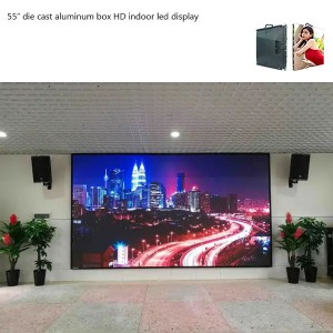 55 inch screen panel lcd indoor advertising display