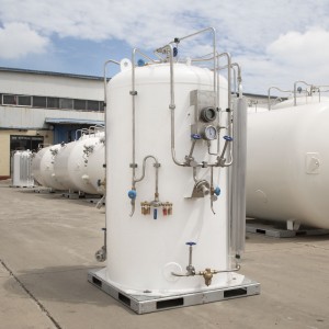 CE standard low-temperature storage tank 3-5m ³ Miniature bulk liquid nitrogen storage tank