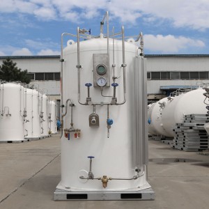 1m3 2m3 3m3 5m3 16bar Cryogenic Microbulk Lox Storage Tank Liquid Oxygen Cryogenic Tank