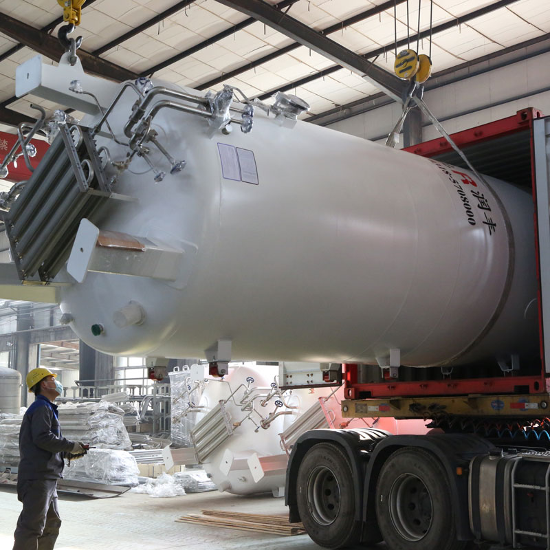 10m³ LNG storage tank packing, arrange delivery for customers