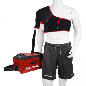 Rehabilitation ice cold compression therapy machine for shoulder
