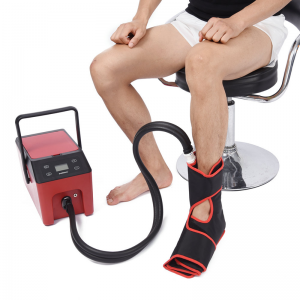 Pulse cold therapy recovery machine for ankle physical rehabilitation equipment