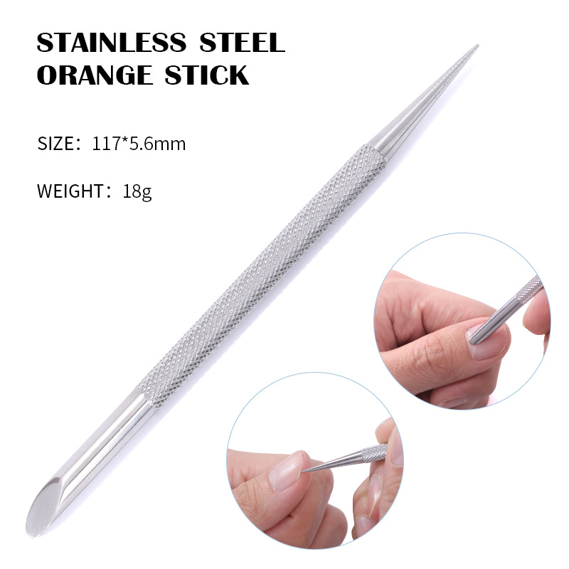 Amazon.com : 2 PCS Stainless Steel Nail Files Double Sided Nail File Metal  Fingernail File Reusable Natural Nail Art File Manicure Tools for Home  Salon or Travel Use Mini Nail File for