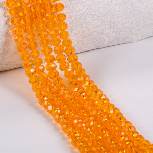 High quality crystal glass beads for making jewelry and handmade crafts.