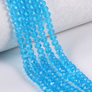 High quality crystal glass beads for making jewelry and handmade crafts.