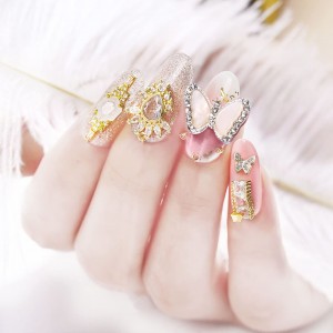 40 Pieces of 3D butterfly shape nail art accessories for diy manicure