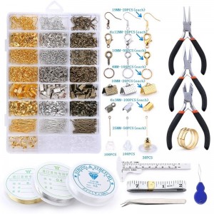 Set di accessori per gioielli in lega adatto per la creazione di gioielli