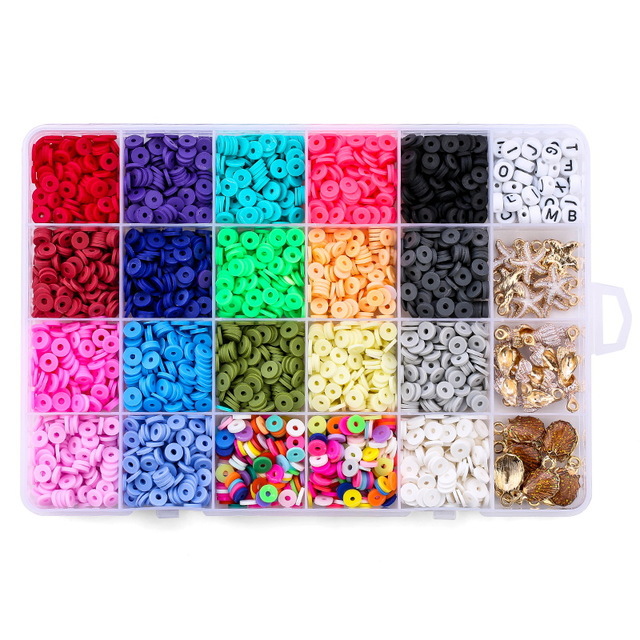 Buy Wholesale China 4000pcs Clay Beads For Jewelry Bracelet Making
