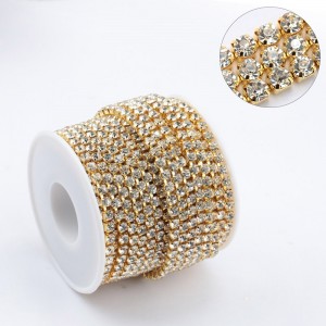 Lanț diamantat cu gheare pentru decorarea hainelor DIY