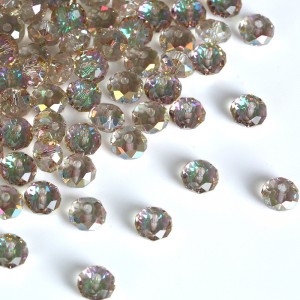 Perline di cristallo placcate AAA per la creazione di gioielli fatti a mano