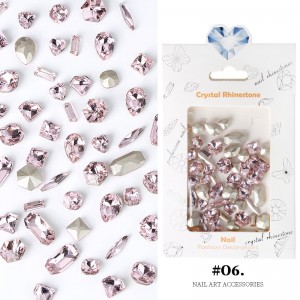 Špicasti dijamant u obliku srca za ukrašavanje noktiju DIY