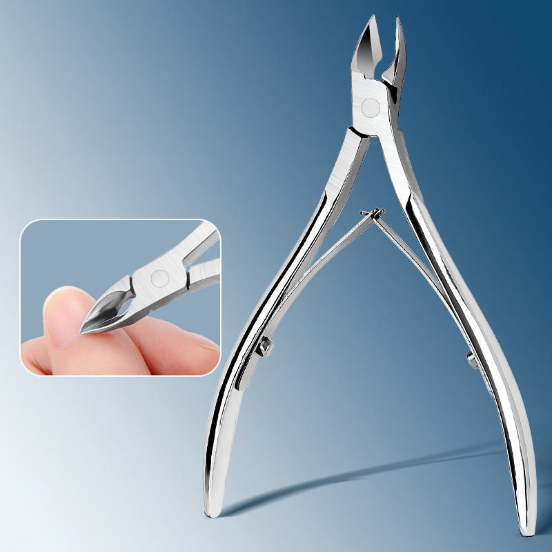 Stainless steel manicure scissors for removing dead skin and barbs