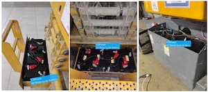CSPower Battery e matlafatsa Forklifts e nang le 6V Deep Cycle Battery