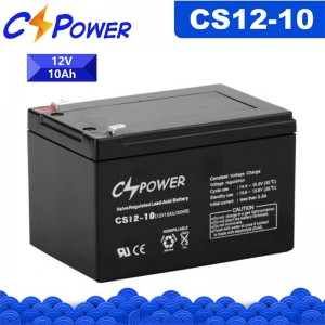 CSPower CS12-10 Durable VRLA AGM Battery