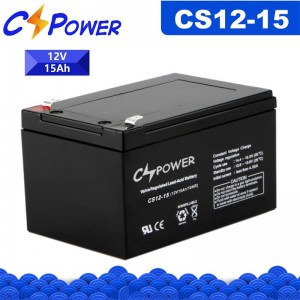 CSPower CS12-15 Durable VRLA AGM Roj teeb