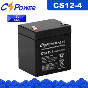 CSPower CS12-4 Durable VRLA AGM Battery