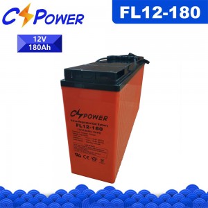 CSPower FL12-180 Front Terminal Gel Batteri
