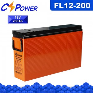 CSPower FL12-200B Front Terminal Gel Batteri 58,5kg