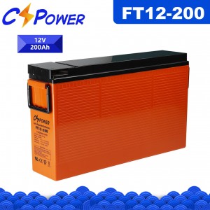 CSPower FT12-200 ସ୍ଥାୟୀ VRLA AGM ବ୍ୟାଟେରୀ |