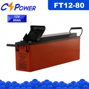 CSPower FT12-80 VRLA AGM bateria iraunkorra