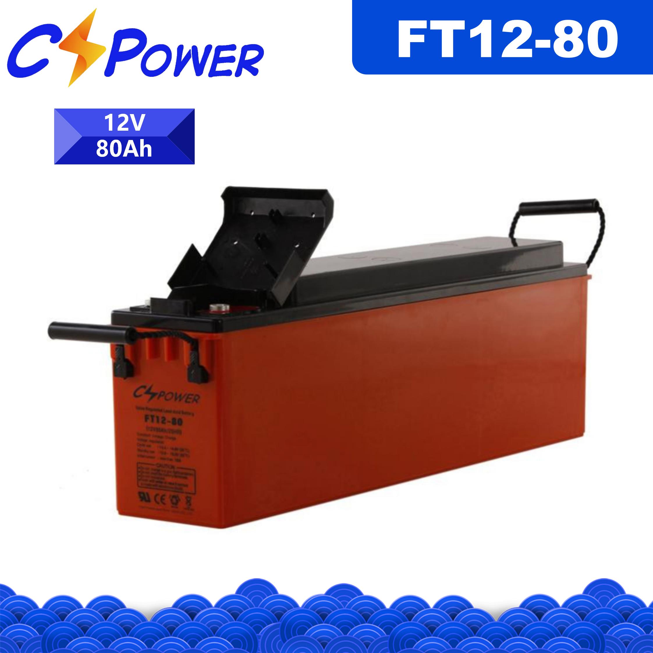 CSPower FT12-80 Durable VRLA AGM Battery