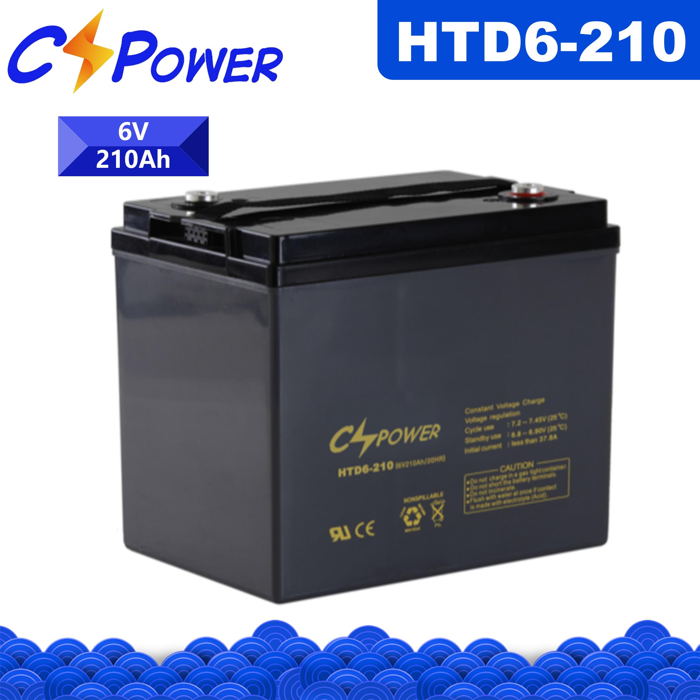 CSPower HTD6-210 Deep Cycle VRLA AGM Battery