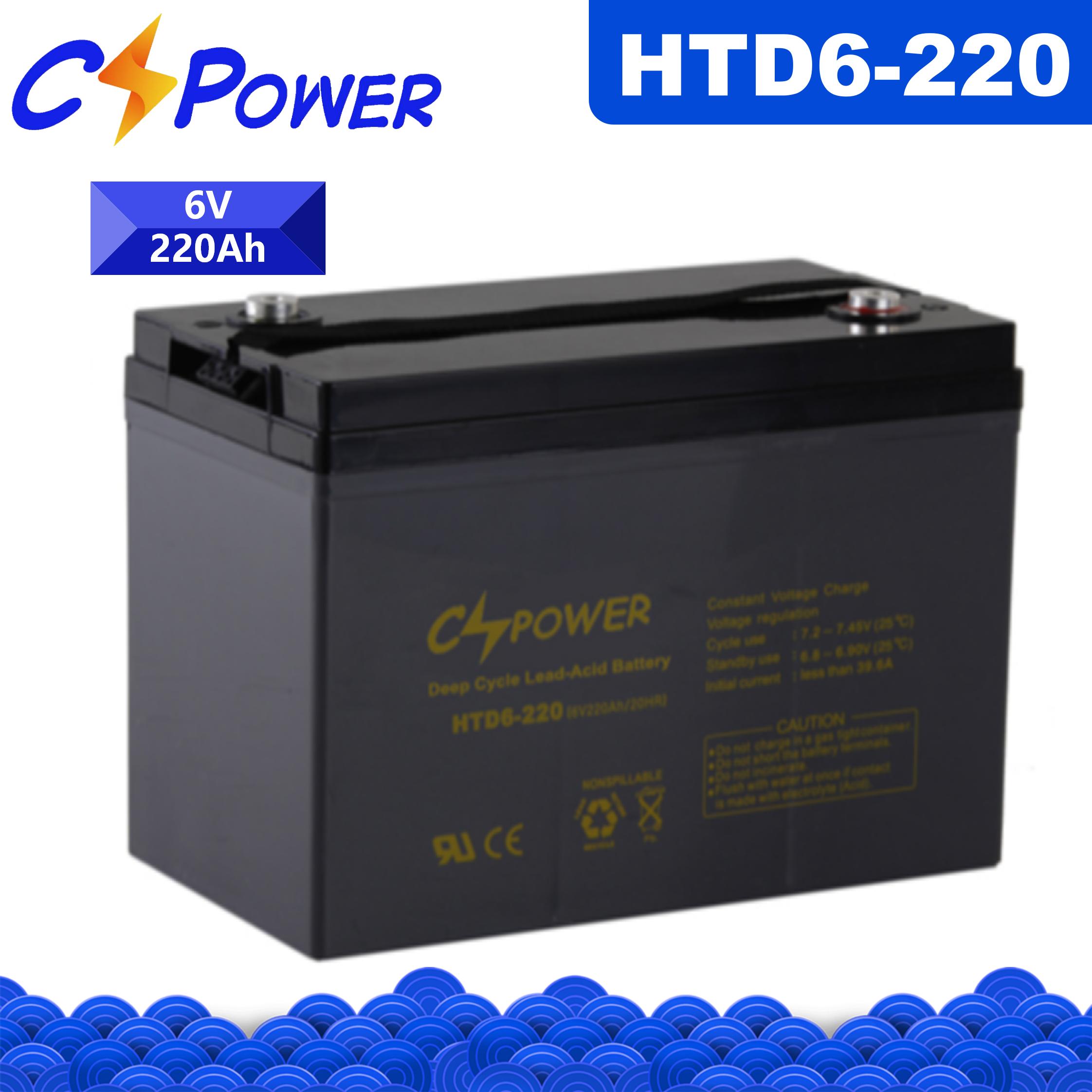 CSPower HTD6-220 Deep Cycle VRLA AGM Battery