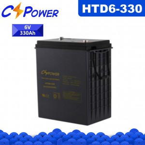 CSPower HTD6-330 Deep Cycle VRLA AGM-batteri