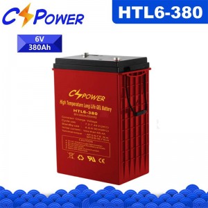 ХТЛ Про 6В380Ах високотемпературна гел батерија дубоког циклуса