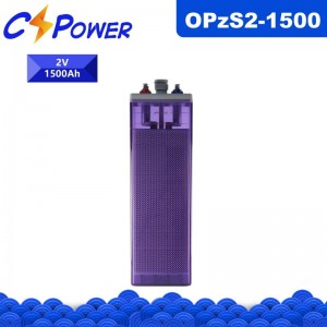 CSPower OPzS2-1500 ਟਿਊਬੁਲਰ ਫਲੱਡਡ ਬੈਟਰੀ