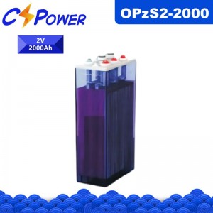 Трубчастая залітая батарэя CSPower OPzS2-2000