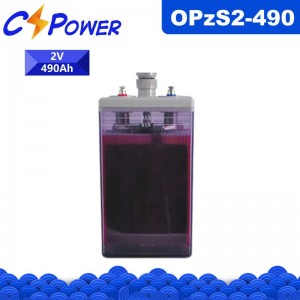 Σωληνοειδής πλημμυρισμένη μπαταρία CSPower OPzS2-490