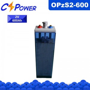 CSPower OPzS2-600 trubková zaplavená baterie
