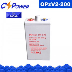 CSPower OPzV2-200 тирән цикл трубкасы GEL батареясы