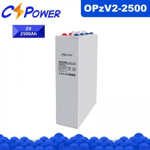 ʻO CSPower OPzV2-2500 Hohonu Hoʻomoe Tubular GEL Battery